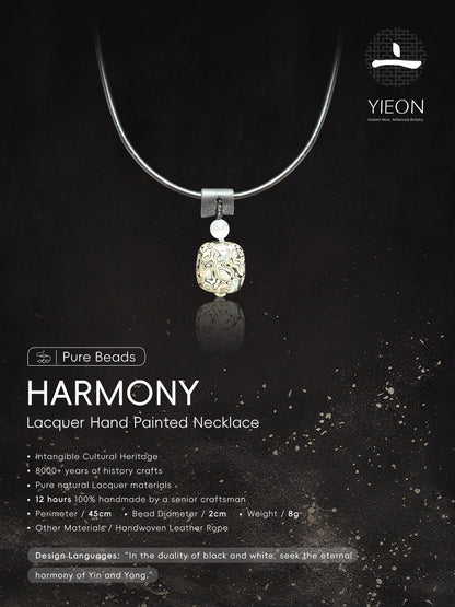 Harmony (Pure Beads)Lacquer Hand Painted Necklace