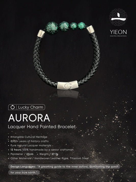 Aurora (Lucky Charm)Lacquer Hand Painted Bracelet